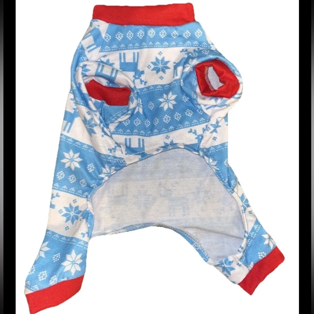 Dog One Piece  Holiday Pattern Small